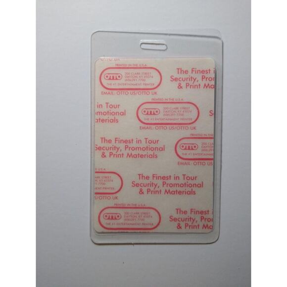 Cheap Trick Backstage Pass Lack Of Luxury Laminated 2000 Tour Pop Rock Band - Picture 2 of 2